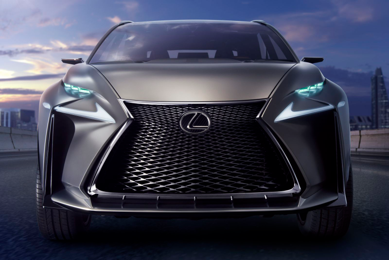 Illustration for article titled Lexus Reveals Turbocharged Lexus LF-NX Concept At Tokyo Motor Show
